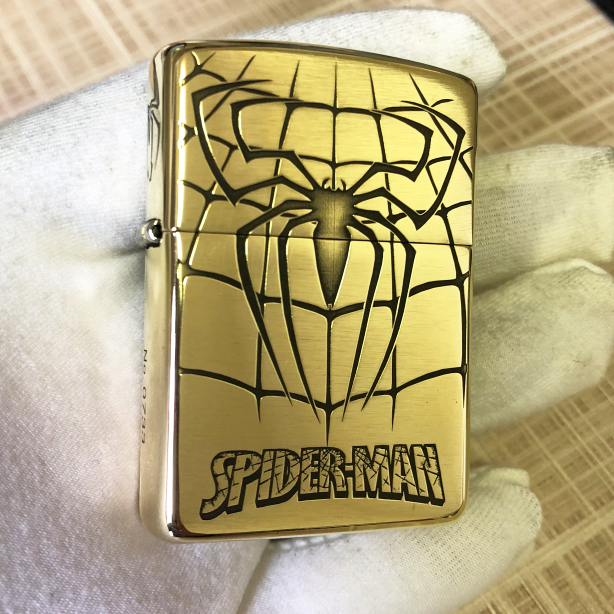 Etching Brass Spider-Man 5-Sides Limited Edition Zippo Lighter